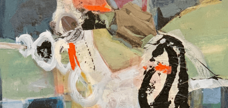 Abstracted landscapes - Cold Wax & Mixed Media